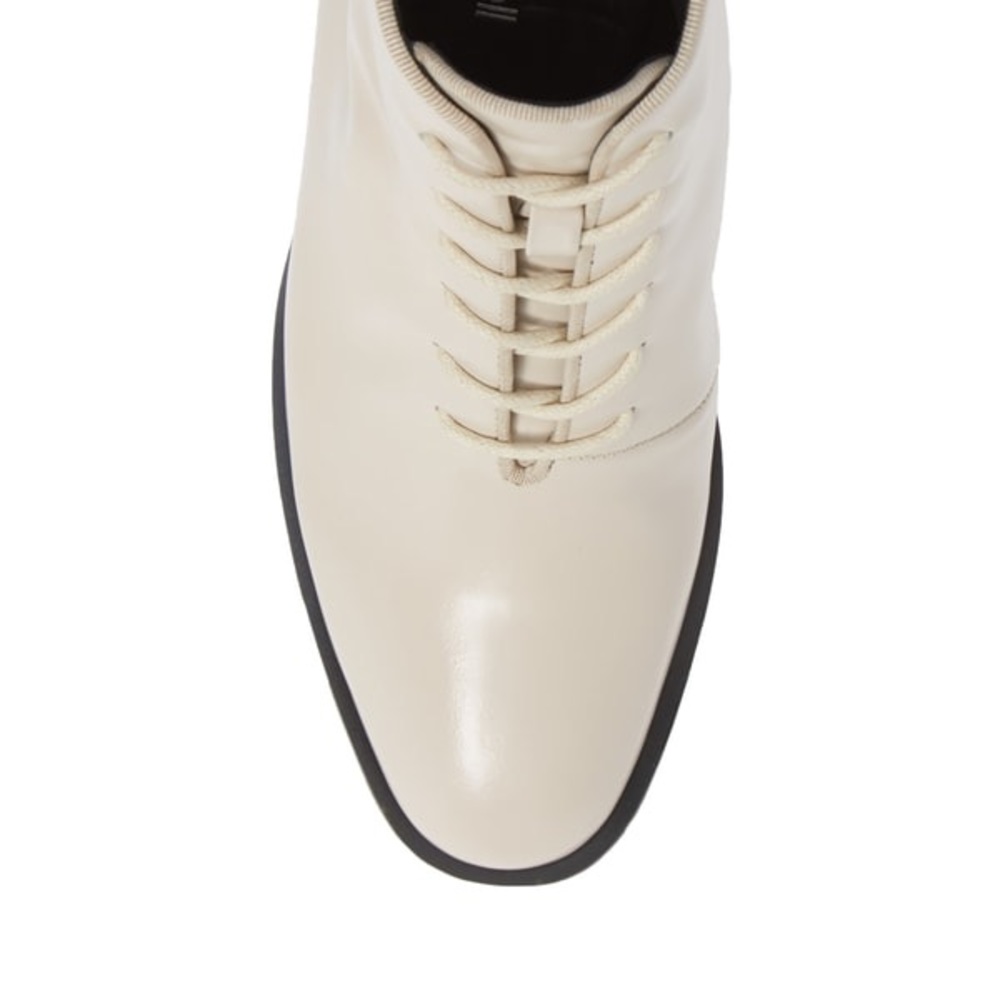 Jeffrey Campbell - Ivory Lace Up Boots - Picture 2 of 4